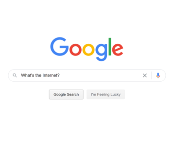 google searching "what's the internet"