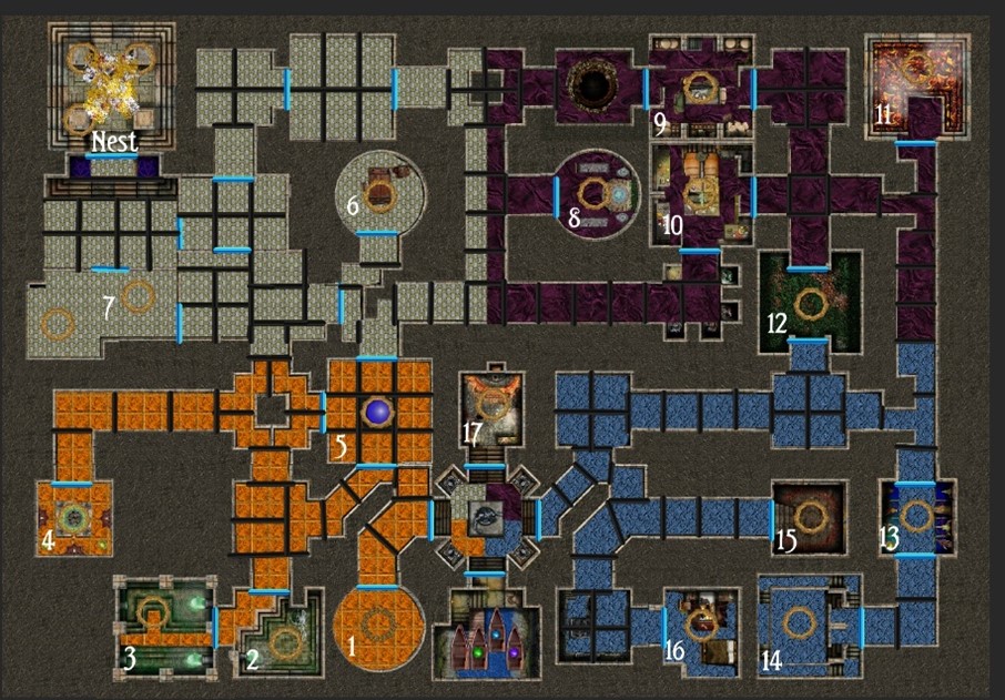 optimized map for dungeon delve